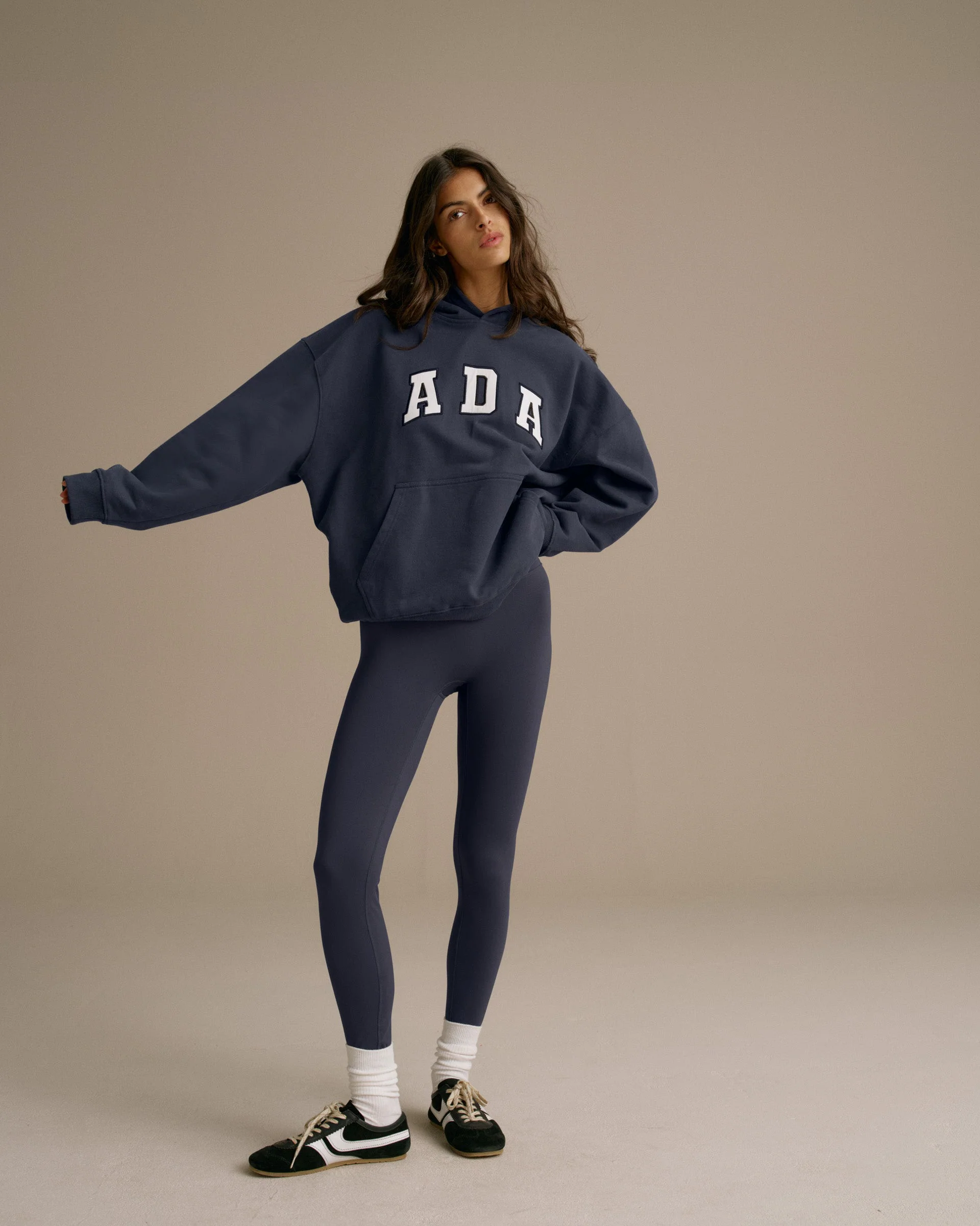 ADA Oversized Hoodie - Midnight Blue - Image 4