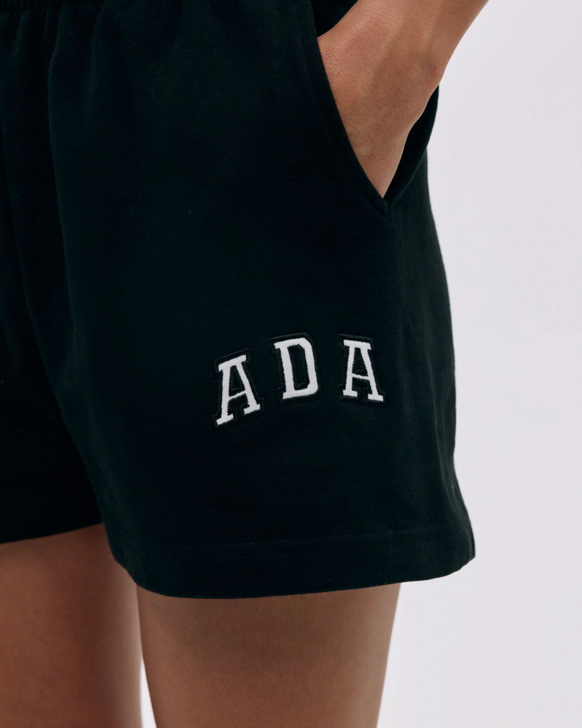 ADA Sweat Shorts - Black - Image 3