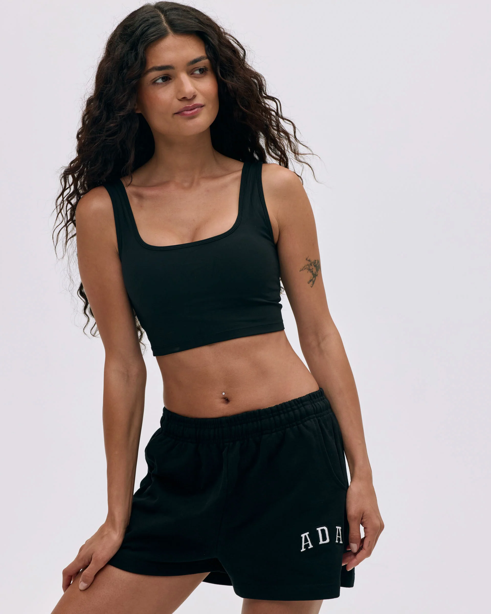 ADA Sweat Shorts - Black - Image 4