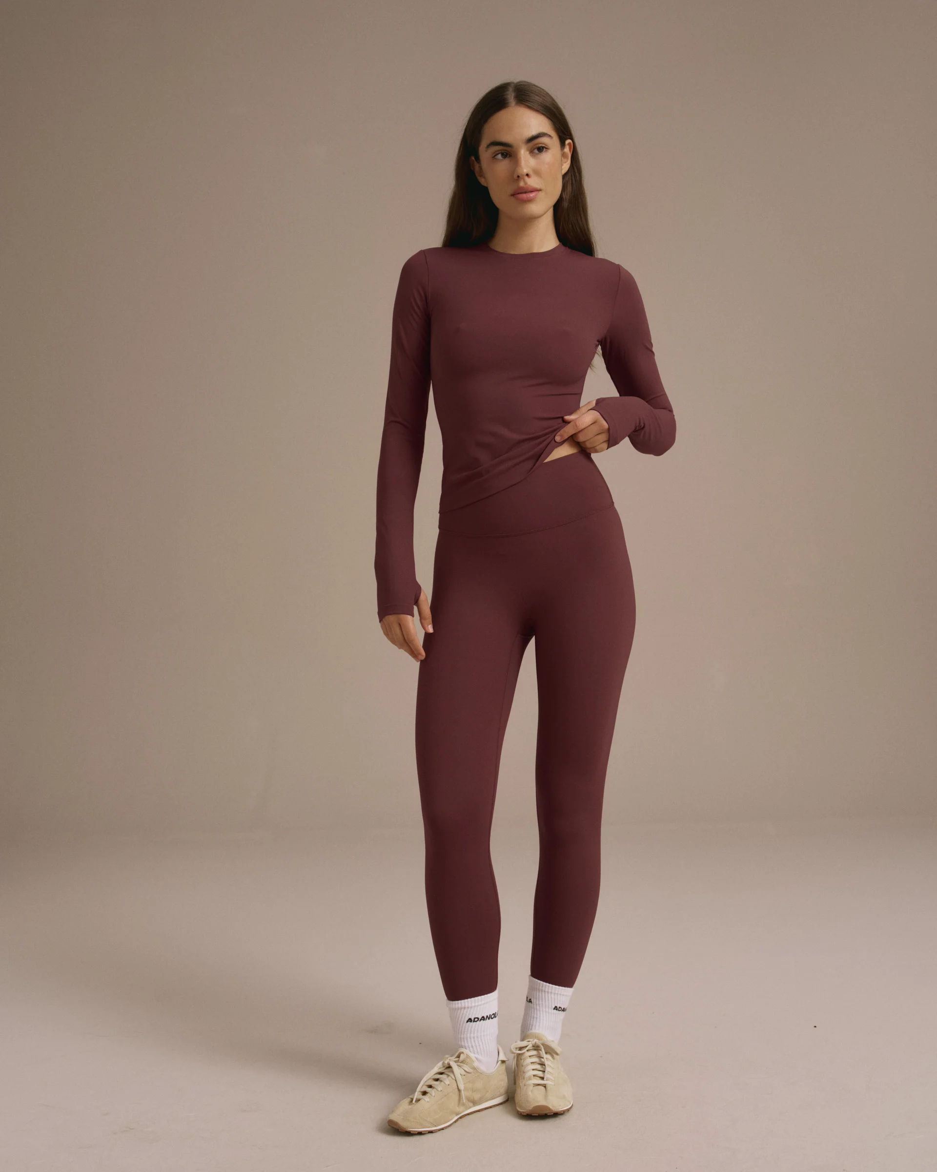 Ultimate Leggings - Burgundy - Image 3