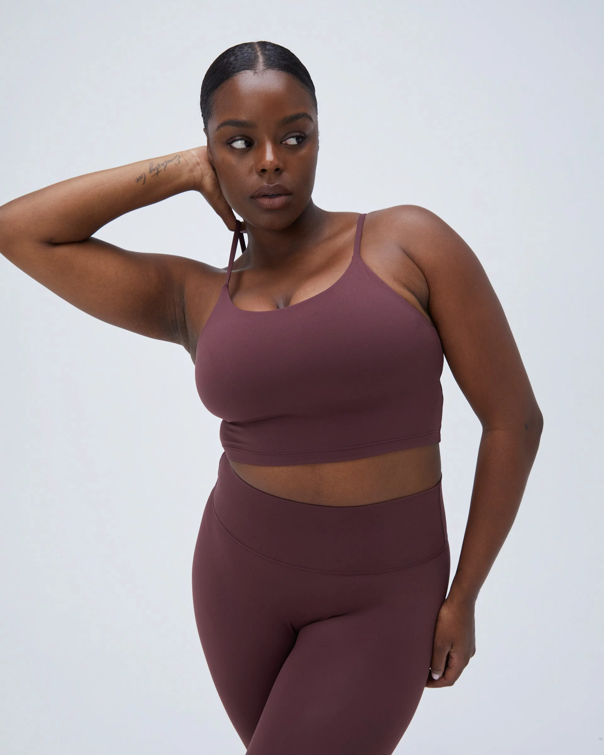 Ultimate Tank Bra - Burgundy - Image 4