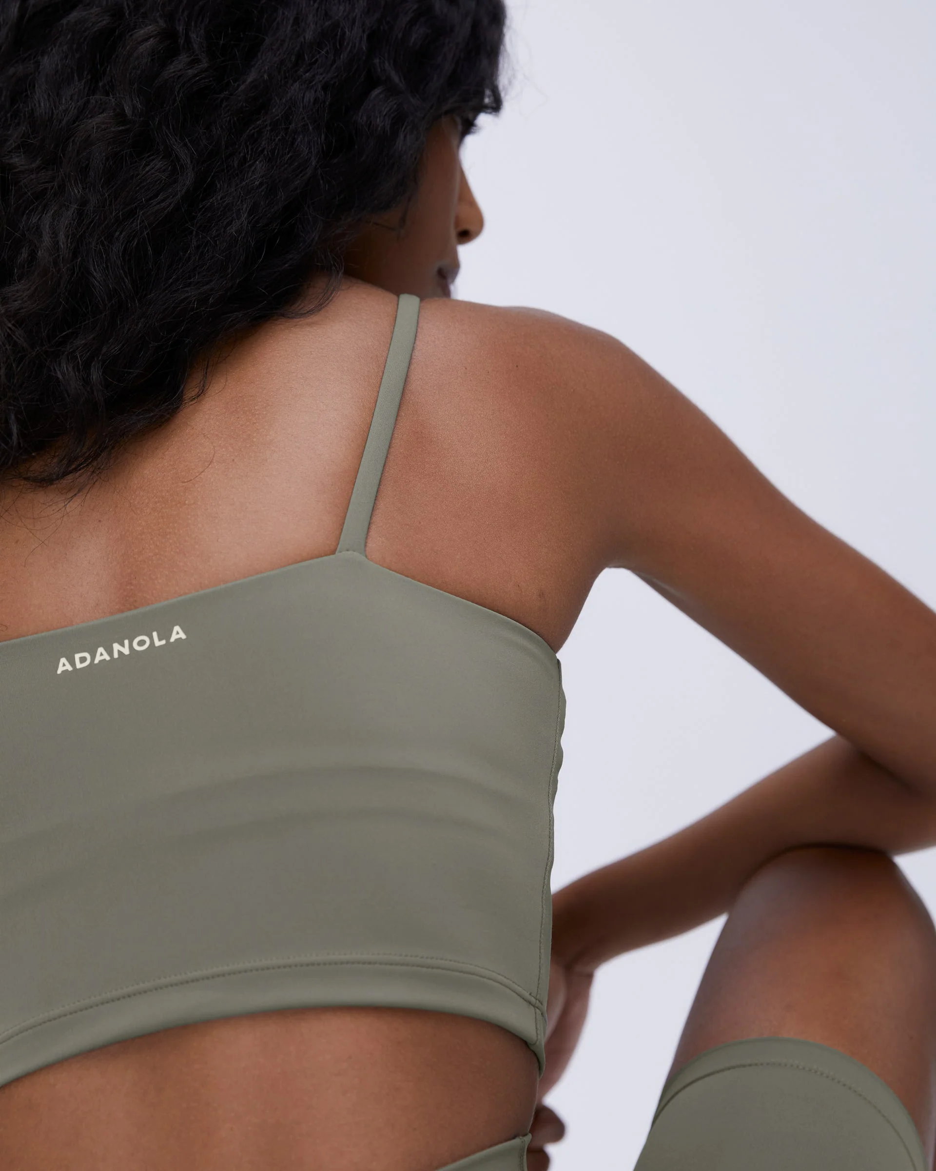 Ultimate Tank Bra - Olive Green - Image 2
